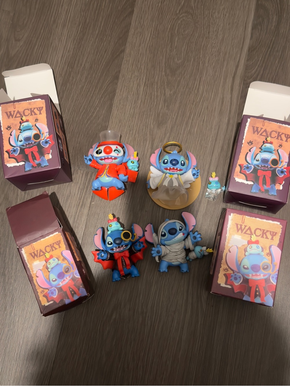 Disney Stitch Wacky Halloween Figures